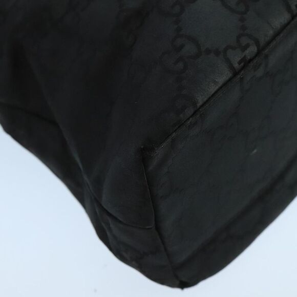 Gucci Gg Canvas Black Canvas Shoulder Bag (Pre-Owned) - Picture 8 of 16